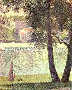 Georges Seurat Die Seine bei Courbevoie oil painting reproduction